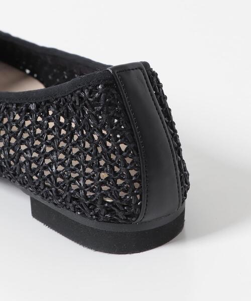 RODE SKO（ロデスコ）の「『MADE IN JAPAN』スクエアメッシュフラットシューズ（その他シューズ・レディース・アイボリー/ブラック/ベージュ・36/37/38）」の21枚目の写真