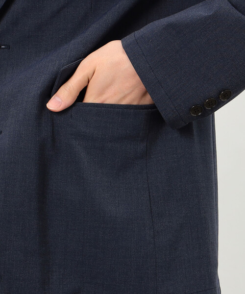 COMME CA ISM(コムサイズム)の「【セットアップ対応】ウォッシャブル SUPER-TEX ジャケット(スーツジャケット・メンズ・グレー/ネイビー/ブルー/ブラック・S/XL/L/M)」の16枚目の写真
