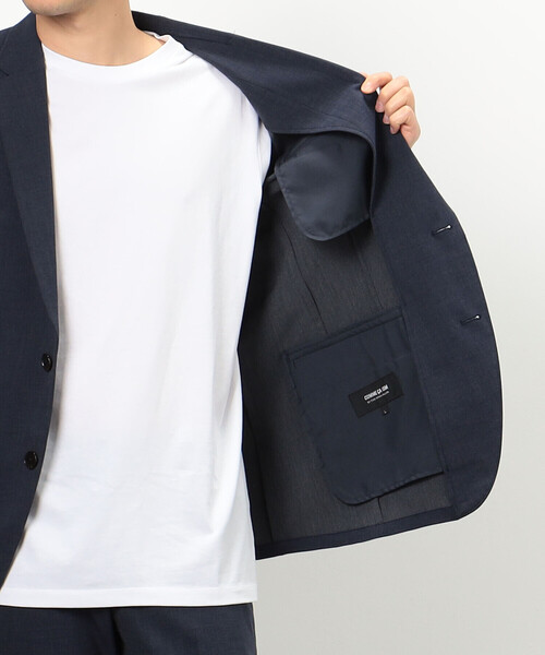COMME CA ISM(コムサイズム)の「【セットアップ対応】ウォッシャブル SUPER-TEX ジャケット(スーツジャケット・メンズ・グレー/ネイビー/ブルー/ブラック・S/XL/L/M)」の14枚目の写真