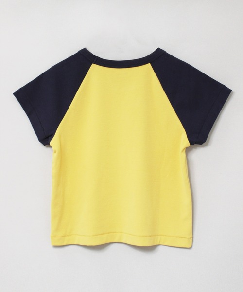 RNA(アールエヌエー)の「M2236 3匹の熊ちびラグランT(Tシャツ/カットソー・レディース・マスタード/ホワイト/ホワイト×ネイビー・MEDIUM)」の21枚目の写真