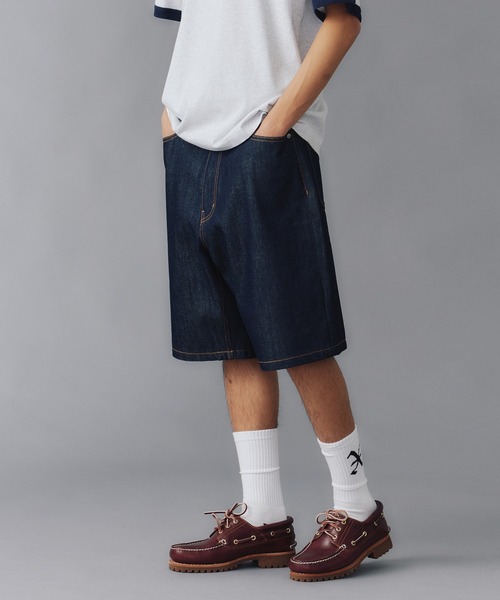 XLARGE(エクストララージ)の「OG DENIM SHORT PANTS(デニムパンツ・メンズ・ブラック/インディゴブルー・30inch/32inch/34inch/36inch)」の11枚目の写真