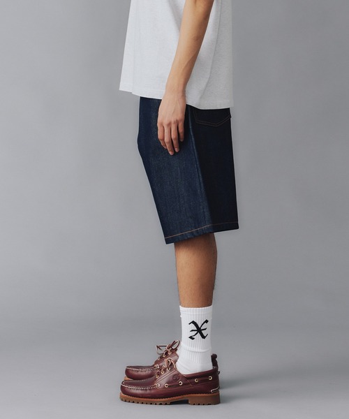 XLARGE(エクストララージ)の「OG DENIM SHORT PANTS(デニムパンツ・メンズ・ブラック/インディゴブルー・30inch/32inch/34inch/36inch)」の12枚目の写真