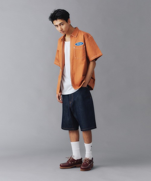 XLARGE(エクストララージ)の「OG DENIM SHORT PANTS(デニムパンツ・メンズ・ブラック/インディゴブルー・30inch/32inch/34inch/36inch)」の21枚目の写真