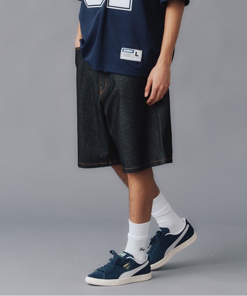 XLARGE(エクストララージ)の「OG DENIM SHORT PANTS(デニムパンツ・メンズ・ブラック/インディゴブルー・30inch/32inch/34inch/36inch)」の16枚目の写真