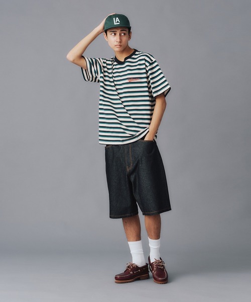 XLARGE(エクストララージ)の「OG DENIM SHORT PANTS(デニムパンツ・メンズ・ブラック/インディゴブルー・30inch/32inch/34inch/36inch)」の19枚目の写真