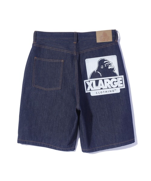 XLARGE(エクストララージ)の「OG DENIM SHORT PANTS(デニムパンツ・メンズ・ブラック/インディゴブルー・30inch/32inch/34inch/36inch)」の4枚目の写真