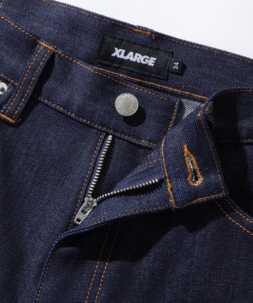 XLARGE(エクストララージ)の「OG DENIM SHORT PANTS(デニムパンツ・メンズ・ブラック/インディゴブルー・30inch/32inch/34inch/36inch)」の6枚目の写真