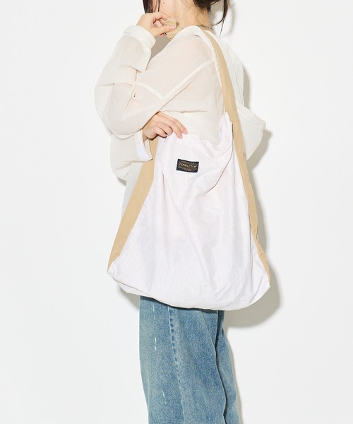 PENDLETON（ペンドルトン）の「【 PENDLETON / ペンドルトン 】 2way リップストップ素材 ショルダー トート バッグ 大容量 L（トートバッグ・メンズ・ターコイズブルー/オフホワイト/ブラック・FREE）」の2枚目の写真
