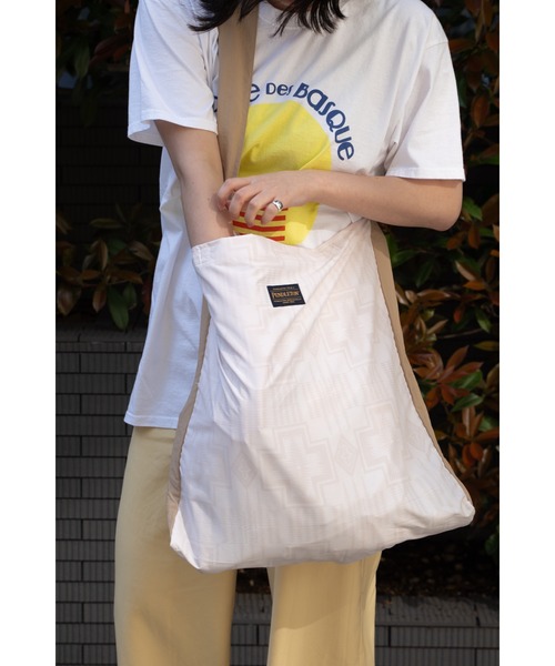 PENDLETON（ペンドルトン）の「【 PENDLETON / ペンドルトン 】 2way リップストップ素材 ショルダー トート バッグ 大容量 L（トートバッグ・メンズ・ターコイズブルー/オフホワイト/ブラック・FREE）」の11枚目の写真