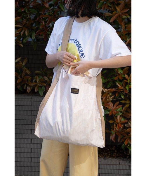 PENDLETON（ペンドルトン）の「【 PENDLETON / ペンドルトン 】 2way リップストップ素材 ショルダー トート バッグ 大容量 L（トートバッグ・メンズ・ターコイズブルー/オフホワイト/ブラック・FREE）」の8枚目の写真