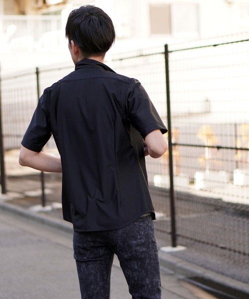 HIDEAWAYS NICOLE（ハイダウェイニコル）の「シアーマイクロチェックシャツ（シャツ/ブラウス・メンズ・ブラック/ブルーグリーン/オフホワイト・MEDIUM/LARGE/X-LARGE）」の21枚目の写真