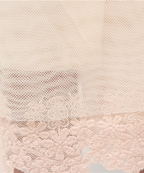 earth music&ecology（アースミュージックアンドエコロジー）の「裾レースチュールミディスカート（スカート・レディース・ネイビー/アイボリー/ピンクベージュ・FREE）」の9枚目の写真