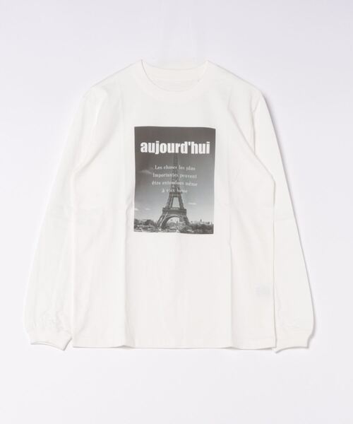 PREFERIR(プレフェリール)の「プリント 長袖 Tシャツ ロンT(エッフェル塔プリント)(Tシャツ/カットソー・レディース・ブラック/ブルー・MEDIUM)」の10枚目の写真