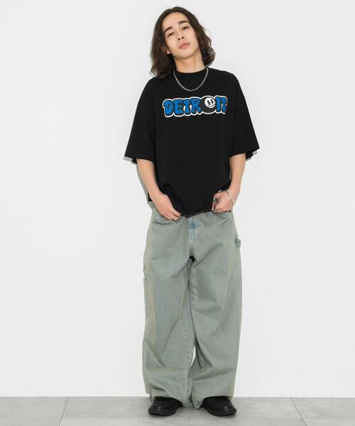 WEGO(ウィゴー)の「WEGO/アクセ付きグラフィックT(Tシャツ/カットソー・メンズ・グリーン/ホワイト/ブラック/ブラック系その他/ホワイト系その他・MEDIUM/LARGE)」の7枚目の写真