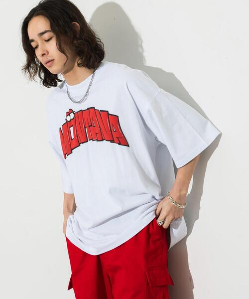 WEGO(ウィゴー)の「WEGO/アクセ付きグラフィックT(Tシャツ/カットソー・メンズ・グリーン/ホワイト/ブラック/ブラック系その他/ホワイト系その他・MEDIUM/LARGE)」の14枚目の写真