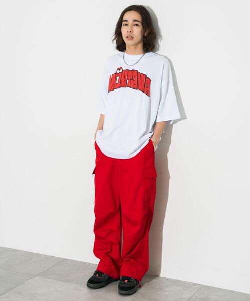 WEGO(ウィゴー)の「WEGO/アクセ付きグラフィックT(Tシャツ/カットソー・メンズ・グリーン/ホワイト/ブラック/ブラック系その他/ホワイト系その他・MEDIUM/LARGE)」の17枚目の写真