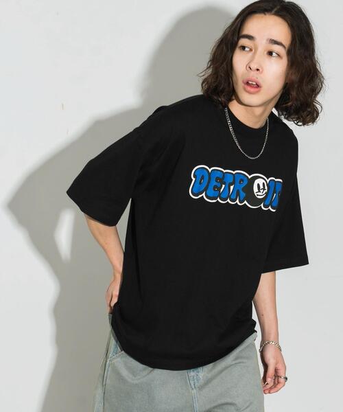 WEGO(ウィゴー)の「WEGO/アクセ付きグラフィックT(Tシャツ/カットソー・メンズ・グリーン/ホワイト/ブラック/ブラック系その他/ホワイト系その他・MEDIUM/LARGE)」の19枚目の写真