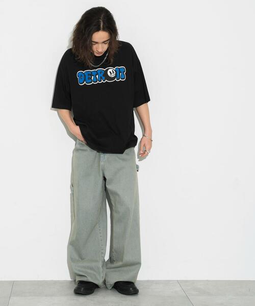 WEGO(ウィゴー)の「WEGO/アクセ付きグラフィックT(Tシャツ/カットソー・メンズ・グリーン/ホワイト/ブラック/ブラック系その他/ホワイト系その他・MEDIUM/LARGE)」の22枚目の写真