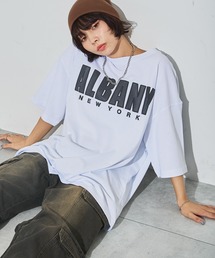 WEGO/アクセ付きグラフィックT