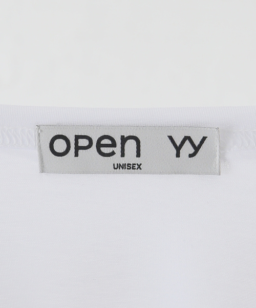 トップス OPEN YY TEE, WHITE トップス OPEN YY TEE, WHITE OPEN YY Open YY Tee - White
