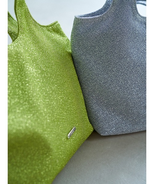 SNIDEL（スナイデル）の「ラメバリエハンドバッグ（ハンドバッグ・レディース・ライム/ブロンズ/シルバー/その他/ブラック・FREE）」の8枚目の写真