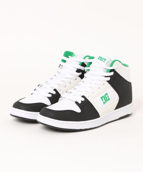 DC SHOES ディーシーシューズ MANTECA 4 HI メンズスニーカー(マンテカ4ハイ) DM242003 XKWG ブラック/ホワイト/グリーン