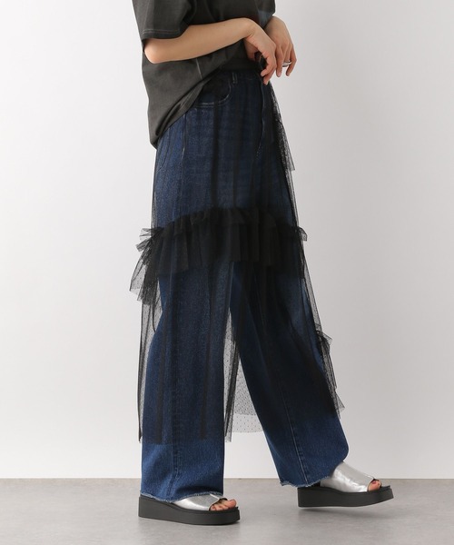 LEPSIM(レプシィム)の「チュールラップスカート 117466(スカート・レディース・ドット/ブラック・FREE)」の12枚目の写真