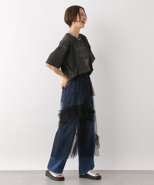 LEPSIM(レプシィム)の「チュールラップスカート 117466(スカート・レディース・ドット/ブラック・FREE)」の15枚目の写真