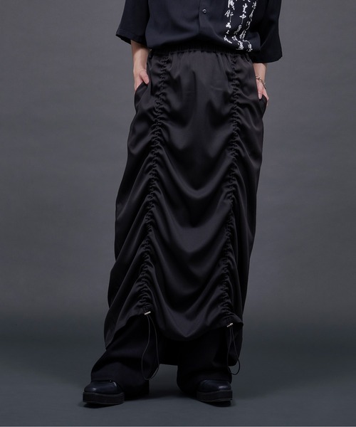 ella selectshop　ロングスカート ella selectshop サテンロングスカート
