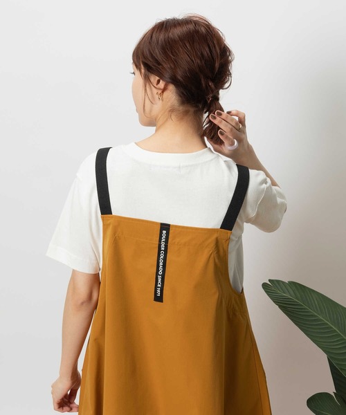 CAMP7（キャンプセブン）の「【CAMP7】撥水ジャンパースカート / UVカット（サロペット/オーバーオール・レディース・ブラック/イエロー・L/M）」の17枚目の写真