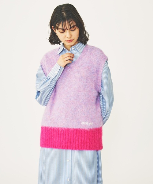 MILKFED.（ミルクフェド）の「STRIPE BIG SHIRT DRESS（ワンピース・レディース・グレー/ブルー/ホワイト・ONE SIZE）」の11枚目の写真