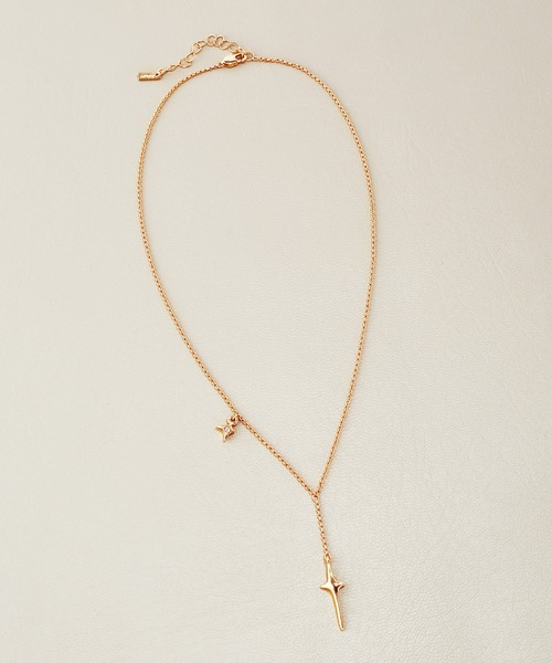 GOLDY（ゴールディ）の「トゥインクル モチーフ ネックレス（ネックレス・レディース・シルバー/ガンメタ/ゴールド・FREE）」の4枚目の写真