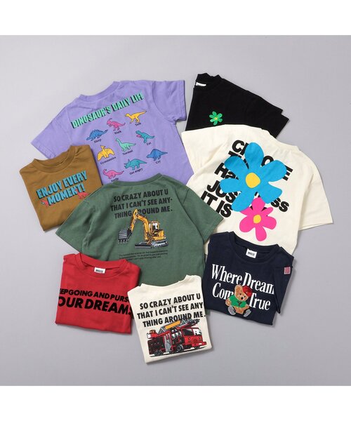 セール】恐竜バックプリントTシャツ（Tシャツ/カットソー