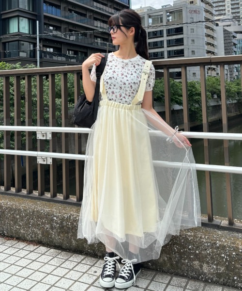 小花柄ワッフルTシャツ（Tシャツ/カットソー）｜Birthday room