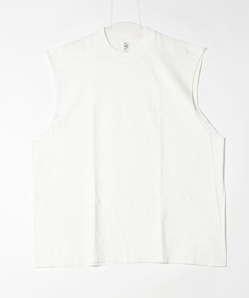 LOS ANGELES APPAREL(ロサンゼルスアパレル)の「Los Angeles Apparel / Sleeveless Tee 6.5oz / L-1865GD(Tシャツ/カットソー・レディース・ブラック/ホワイト・X-LARGE)」の5枚目の写真