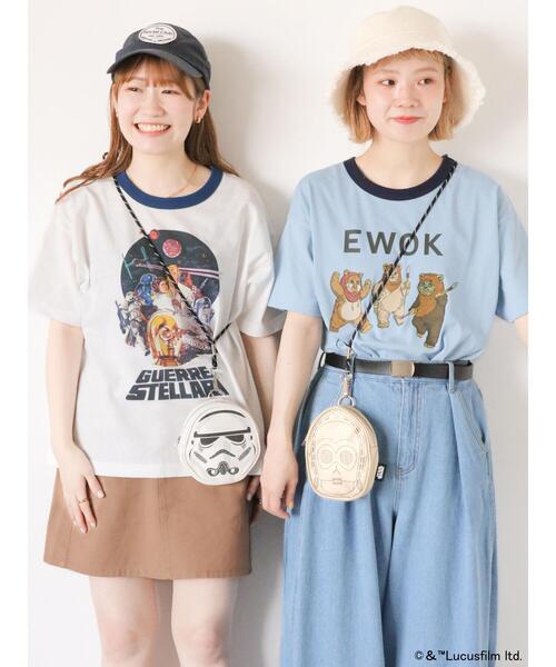 セール】【STAR WARS】リンガーTシャツ（Tシャツ/カットソー