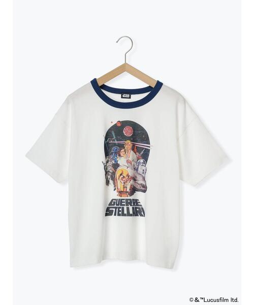 公式　スターウォーズ　STAR WARS メキシコ製　リンガー　Tシャツ メキシコ製!! STARWARS スターウォーズ Tシャツ ネイビー - メルカリ