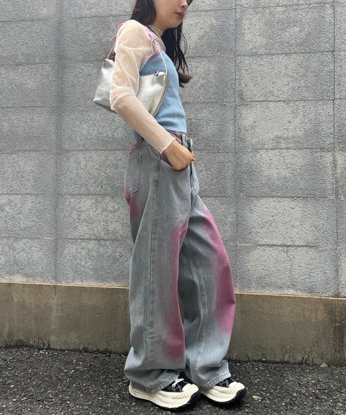 sevens(セブンズ)の「【sevens】ピンキーデニム(デニムパンツ・レディース・サックスブルー・FREE)」の17枚目の写真
