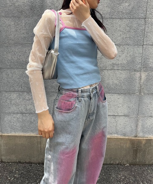 sevens(セブンズ)の「【sevens】ピンキーデニム(デニムパンツ・レディース・サックスブルー・FREE)」の18枚目の写真