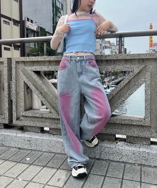 sevens(セブンズ)の「【sevens】ピンキーデニム(デニムパンツ・レディース・サックスブルー・FREE)」の19枚目の写真