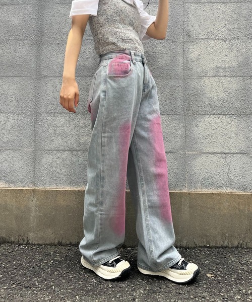 sevens(セブンズ)の「【sevens】ピンキーデニム(デニムパンツ・レディース・サックスブルー・FREE)」の21枚目の写真