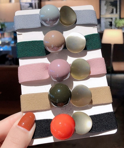 Miniministore（ミニミニストア）の「ヘアゴム 5本セットヘアアクセサリー人気（シュシュ・レディース・その他・FREE）」の11枚目の写真