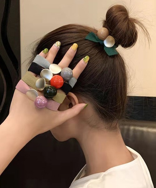 Miniministore（ミニミニストア）の「ヘアゴム 5本セットヘアアクセサリー人気（シュシュ・レディース・その他・FREE）」の13枚目の写真