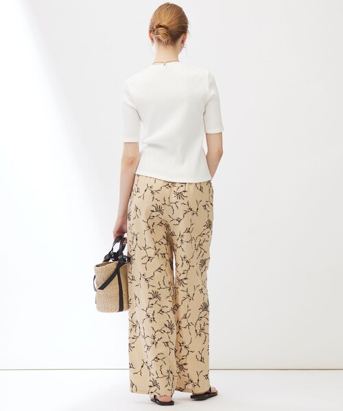 23区(ニジュウサンク)の「【Indian Factory】シャイニーワイドリブ カットソー(Tシャツ/カットソー・レディース・ブラック系/サックスブルー系/ホワイト系・38/40)」の12枚目の写真