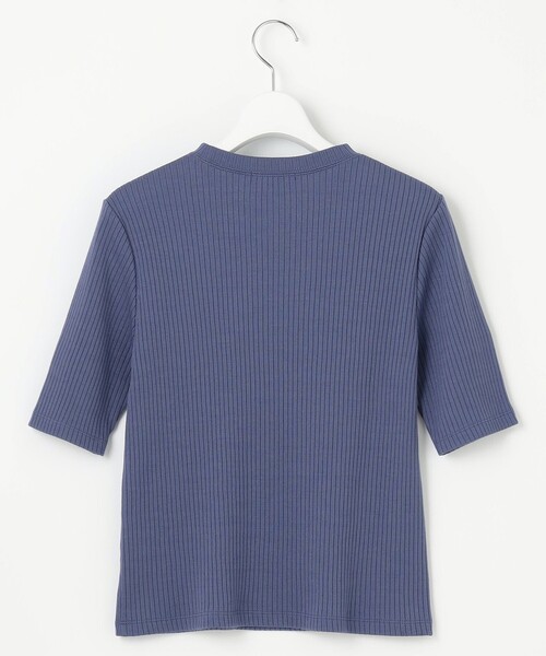23区(ニジュウサンク)の「【Indian Factory】シャイニーワイドリブ カットソー(Tシャツ/カットソー・レディース・ブラック系/サックスブルー系/ホワイト系・38/40)」の20枚目の写真