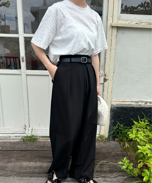 lawgy（ラウジー）の「nep vanilla beans t / ネップバニラビーンズt（Tシャツ/カットソー・レディース・ホワイト/アイボリー・FREE）」の12枚目の写真