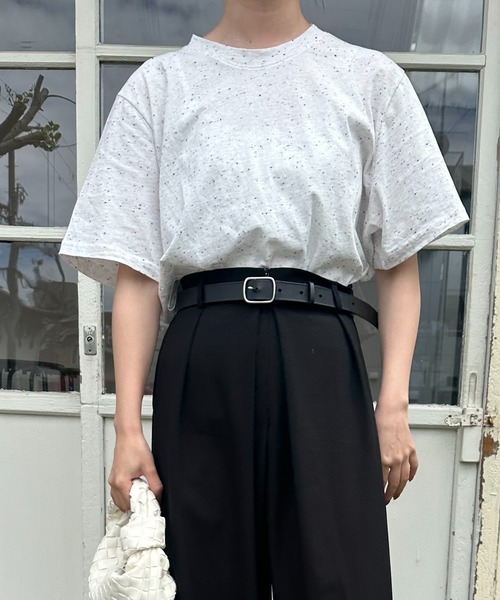 lawgy（ラウジー）の「nep vanilla beans t / ネップバニラビーンズt（Tシャツ/カットソー・レディース・ホワイト/アイボリー・FREE）」の11枚目の写真