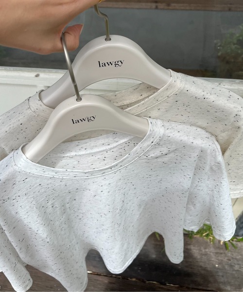 lawgy（ラウジー）の「nep vanilla beans t / ネップバニラビーンズt（Tシャツ/カットソー・レディース・ホワイト/アイボリー・FREE）」の13枚目の写真