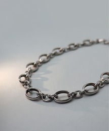 ieLS | 金属アレルギー対応「ieLS」ステンレス　デザインチェーンネックレス(ネックレス)