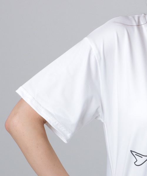 Lace Ladies（レースレディース）の「ソリッドカラー 半袖 リボン プリント Tシャツ（Tシャツ/カットソー・レディース・ブラック/ホワイト・S/M/XL）」の18枚目の写真
